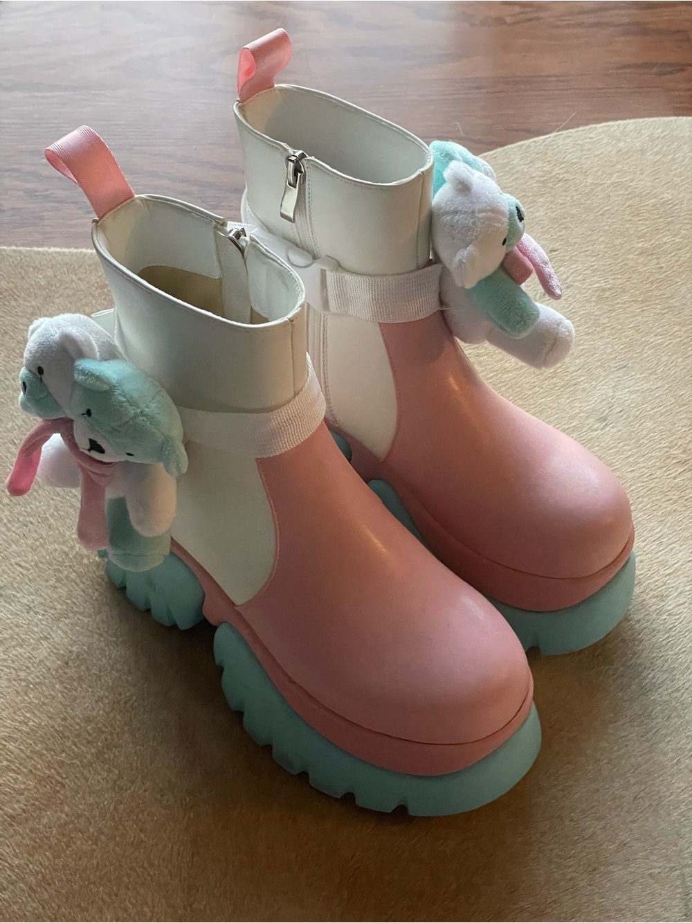 Koi X Melanie Martinez Teddy Bear Platform Boots